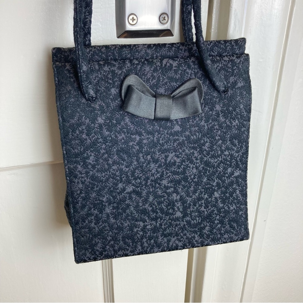 Vintage De Liso Debs by Lennox Formal Jacquard Satin Purse Handbag